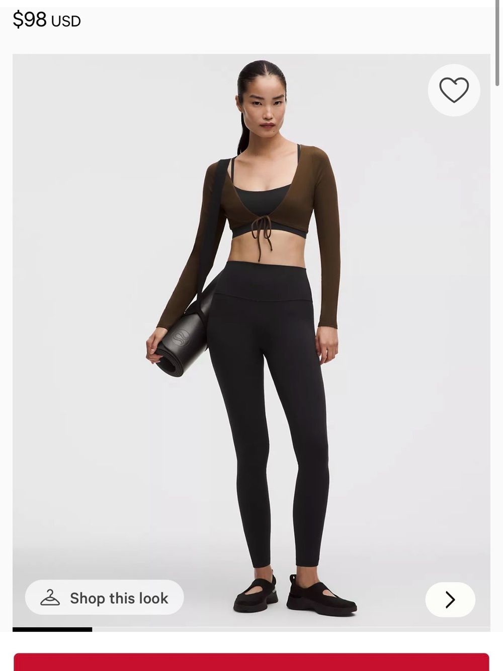 Lululemon Black High-Rise Active Leggings - Sleek Performance